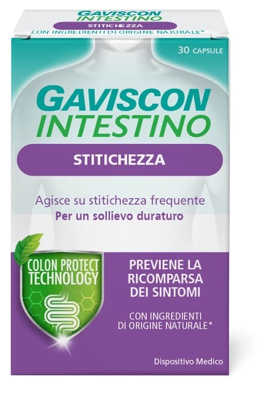 Gaviscon Intestino Stitichezza 30 Capsule