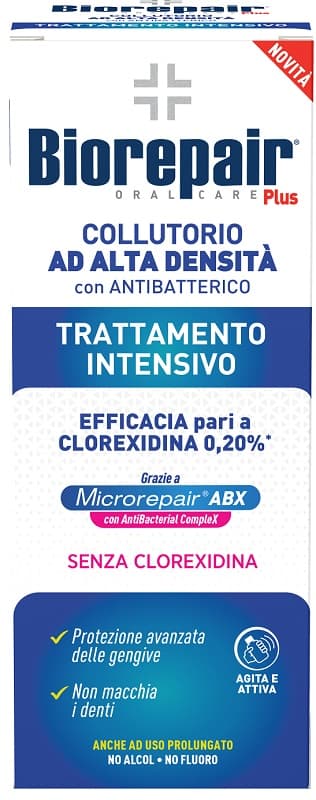 Biorepair Plus Collutorio ad Alta Intensità con Antibatterico Trattamento Intensivo, 250ml