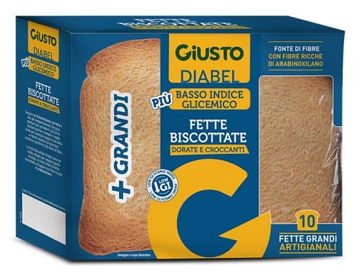 Giusto Diabel Fette Biscottate 150 G Nuova Ricetta