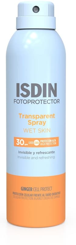 Transparent Spray Wet Skin Spf30 250 Ml