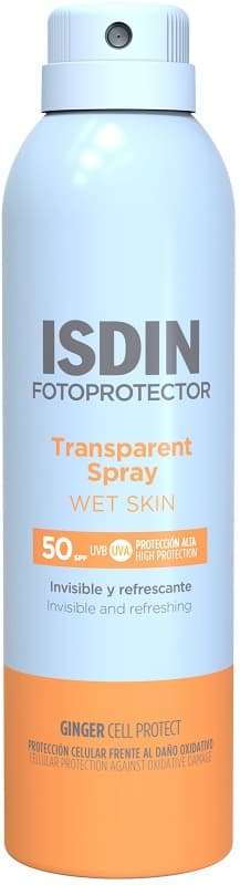 Transparent Spray Wet Skin Spf50 250 Ml
