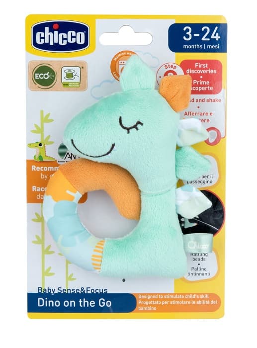 Chicco Gioco Baby Sense&Focus Trillino Soft Dinosauro Eco+