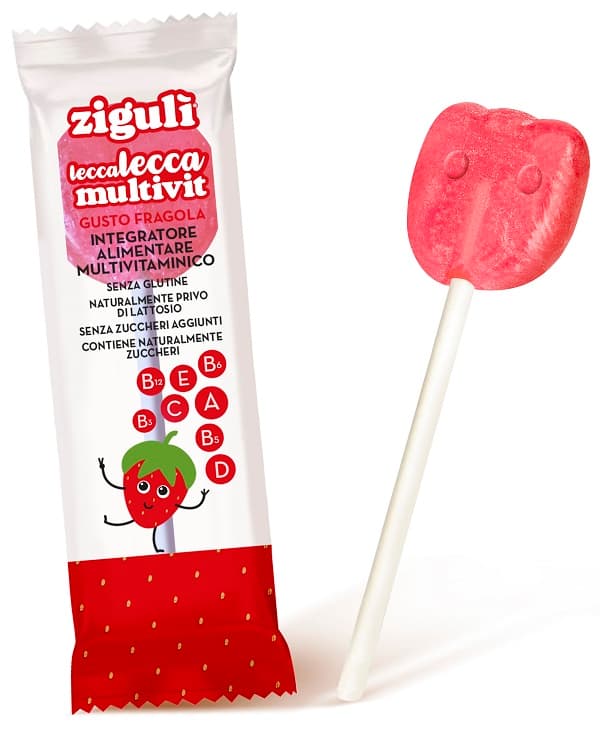 Ziguli Multivit Lecca Lecca Fragola 8,2 G