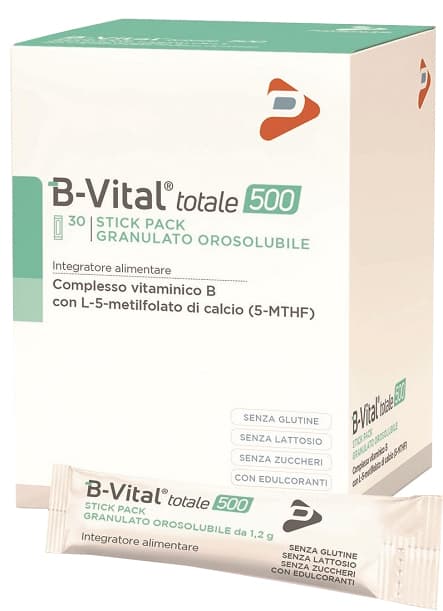 B Vital Totale 500 30 Stick Pack Da 1,2 G