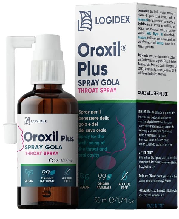 Oroxil plus spray gola cavo orale 50 ml