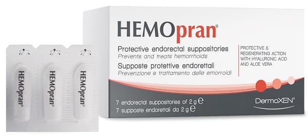 Hemopran endorettali 7 supposte 2 g