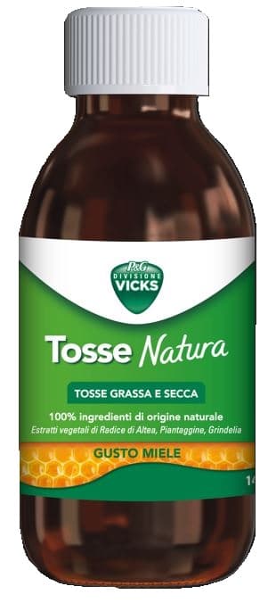 Vicks Tosse Natura Tosse Grassa E Secca Gusto Miele 140 Ml