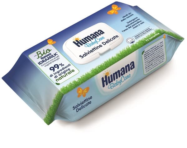 Humana Baby Care Salviette 72 Pezzi