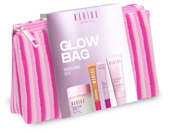 Narika Glow Bag Skincare 1 Narika Scrub Viso 50 Ml + 1 Narika Serum Multivit C+E Booster 15 Ml + 1 Narika Crema Viso Antiage 50 Ml + 1 Narika Eye Countour Time Lift