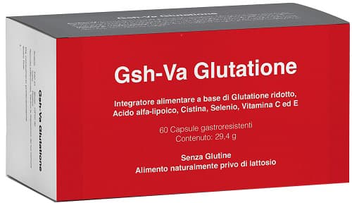 Gsh Va Glutatione 60 Capsule Gastroresistenti Da 490 Mg