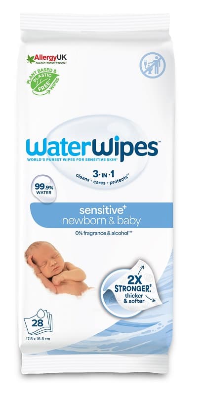 Waterwipes BIO Salviettine Umidificate Igiene e Detersione Bambini 28 Pezzi