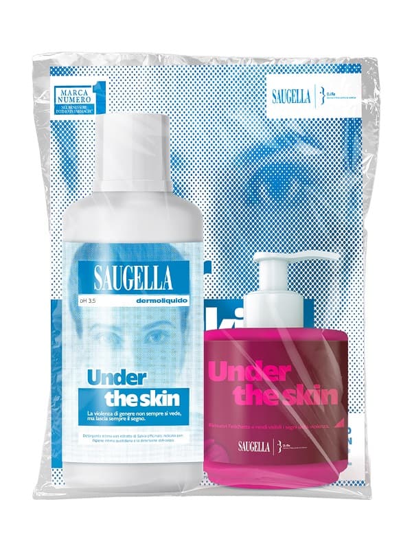 Saugella Under The Skin Bundle 1 Flacone 500 Ml + 1 Flacone 150 Ml