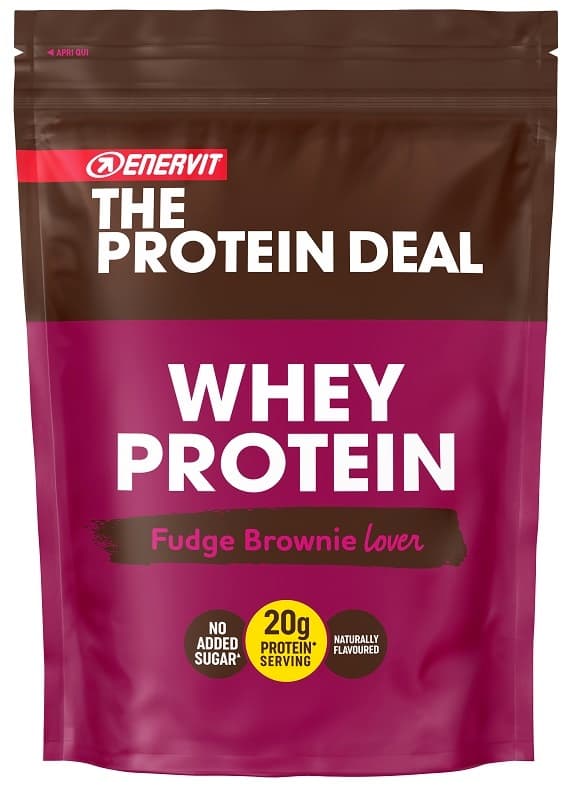 Enervit The Protein Deal Whey Brownie 300g Integratore Proteico in Polvere per Massa Muscolare
