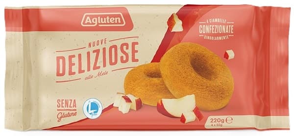 Agluten Nuove Deliziose 4 Pezzi Da 55 G