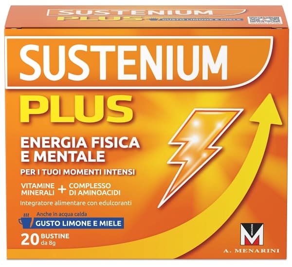 Sustenium Plus Limone E Miele 20 Bustine Da 8 G