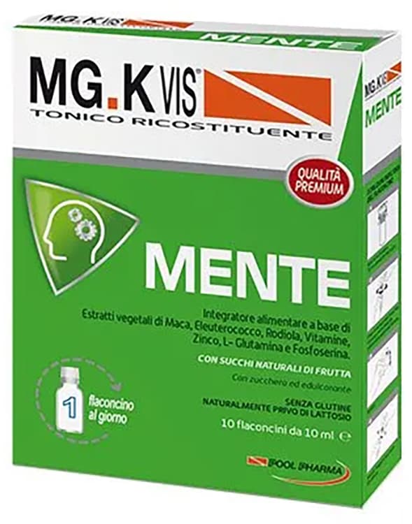 Mgk vis tonico ricostituente mente 10 flaconcini da 10 ml