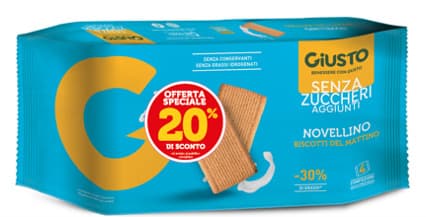 Giusto Senza Zuccheri Aggiunti Biscotti Del Mattino 350 G Taglio Prezzo 20%
