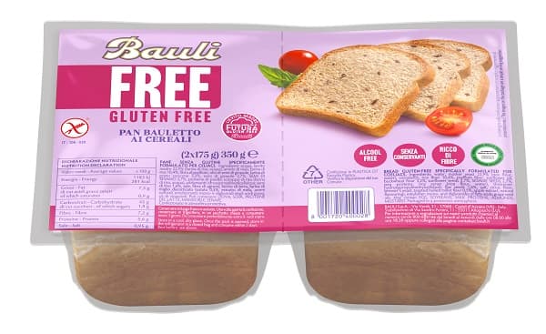 Bauli Free Pan Bauletto Cereali 350 G