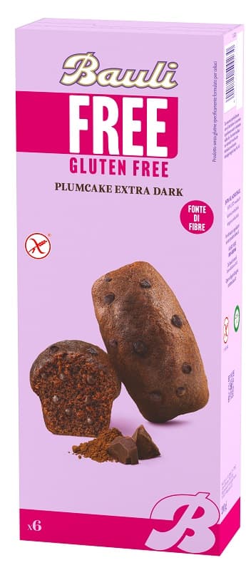Bauli Free Plumcake Extra Dark 6 Pezzi Da 35 G