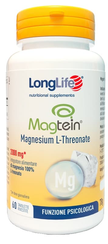 Longlife Magtein Magnesio L Threonato 60 Tavolette Rivestite