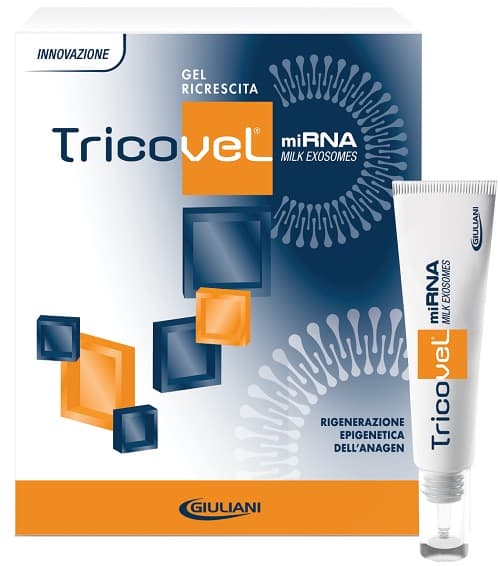 Tricovel Mirna Milk Exosomes Gel Ricrescita 4 Tubetti Da 15 Ml
