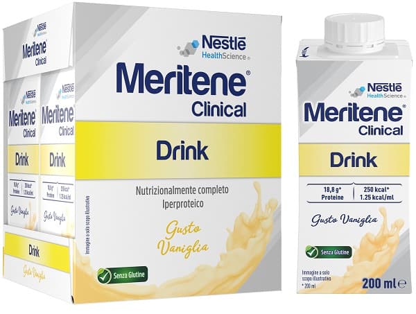 Meritene Clinical Vaniglia 4 Bottiglie Da 200 Ml