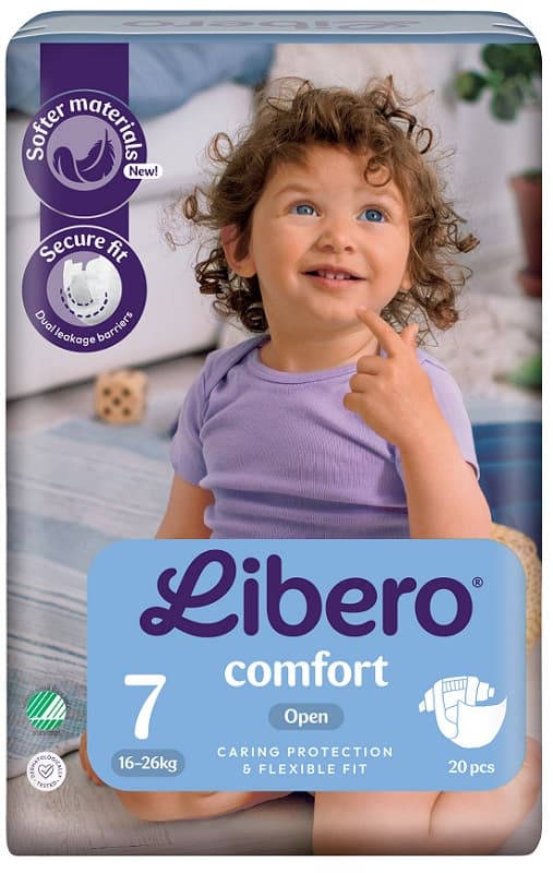Libero Comfort 7 Pannolino 16 26 Kg 20 Pezzi