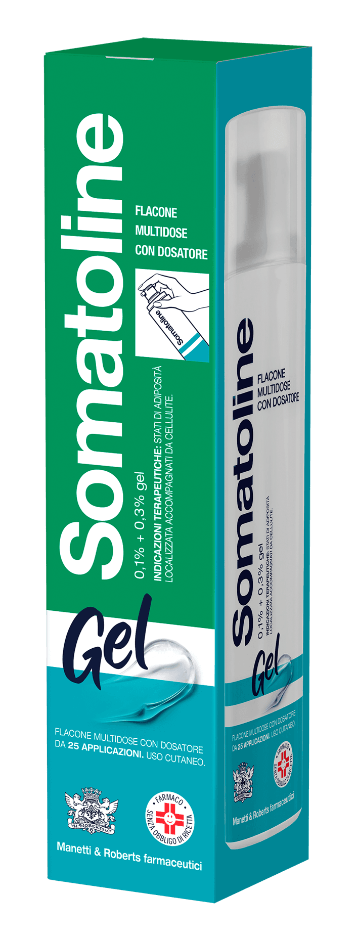 Somatoline*gel 250ml 0,15+0,3%