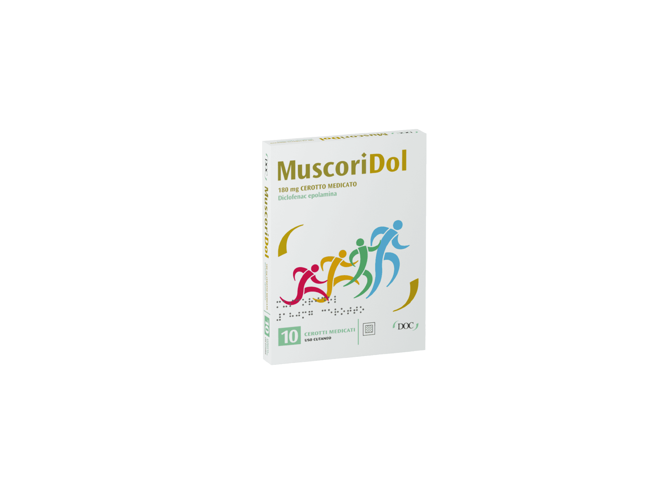 Muscoridol 180 mg cerotto medicato diclofenac epolamina