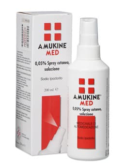 AMUKINE MED 0,05% Spray cutaneo, soluzione