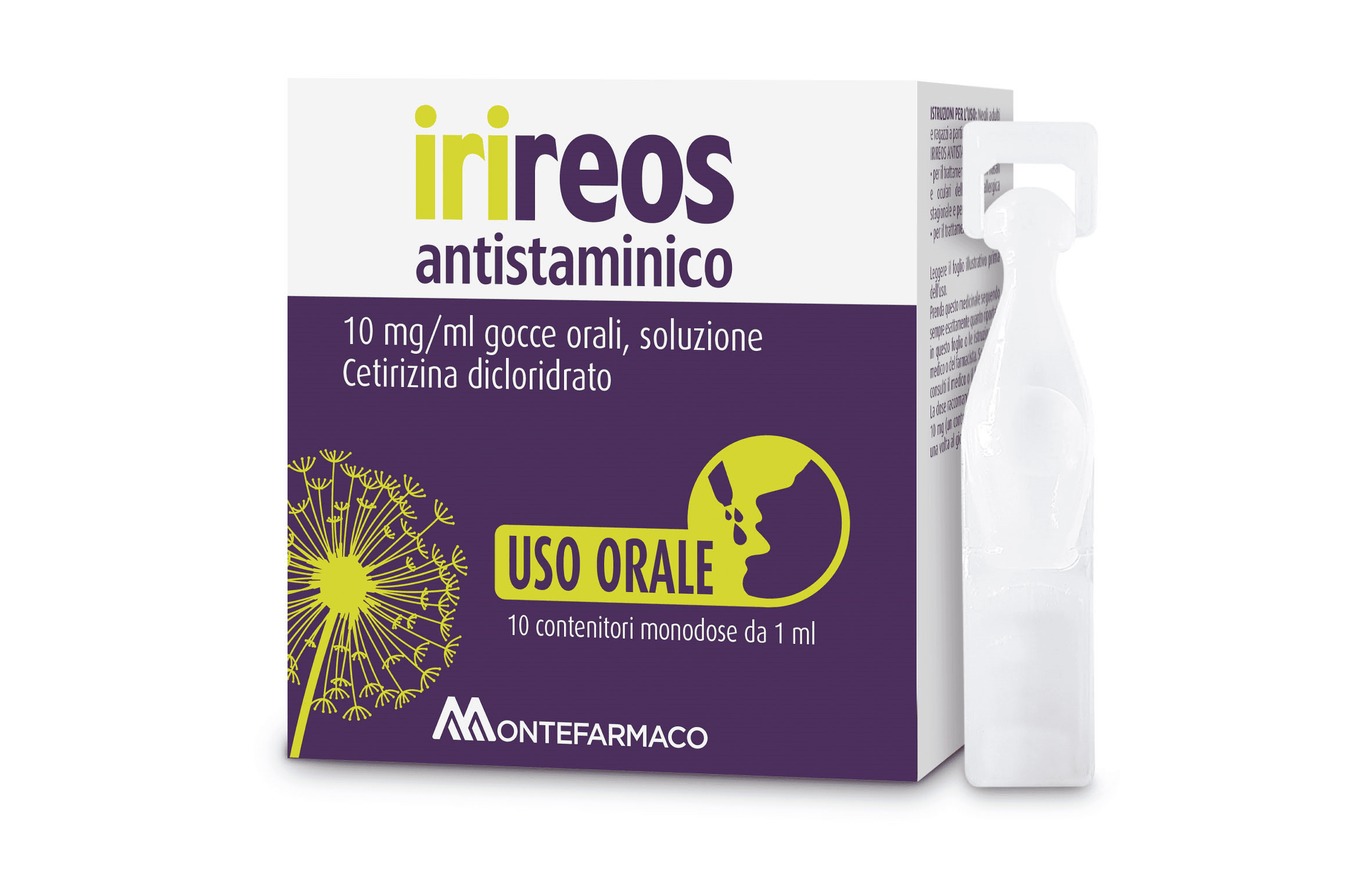 Irireos Antistaminico Gocce Orali 10 Flaconi 10 mg/ml
