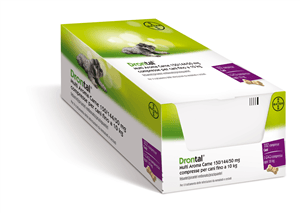 Drontal Multi Aroma Carne Per Cani Fino A 10 Kg 102 Compresse