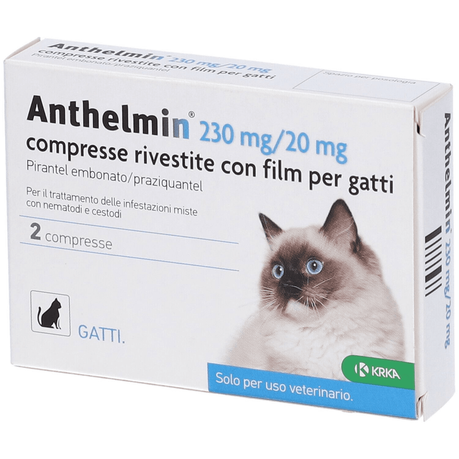 ANTHELMIN 2CPR 230+20MG GATTO