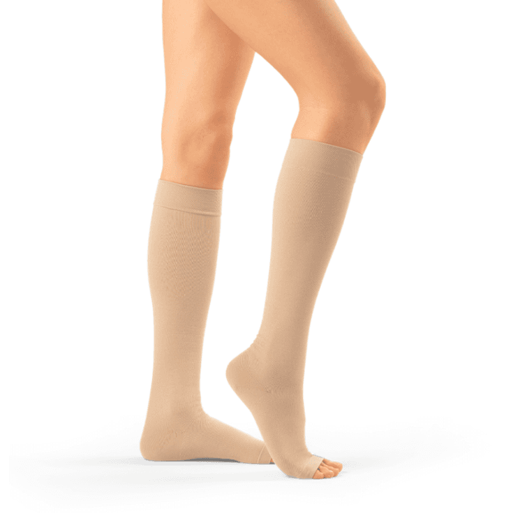 Gloriamed cotton evo 262 gambaletto lungo beige misura medium 1 paio