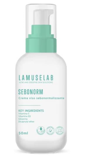 Lamuselab Sebonorm Crema Viso Sebonormalizzante 50 Ml