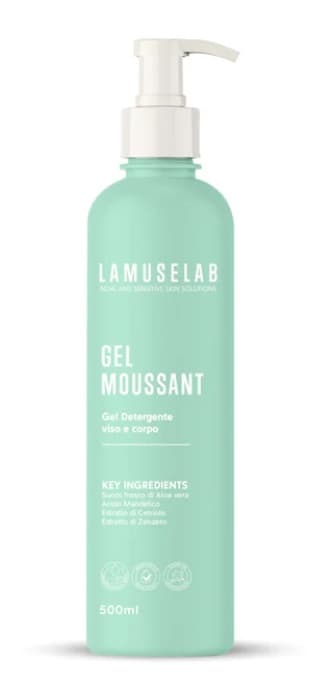Lamuselab Gel Moussant Detergente Viso E Corpo 500 Ml