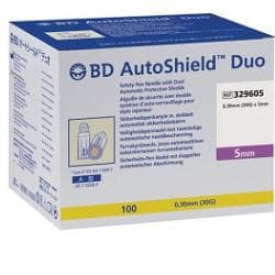 Ago BD Autoshield Duo G30 5mm 100 pezzi