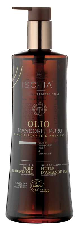 Ischia Eau Thermale Olio Corpo Di Mandorle Puro Alta Massaggiabilità 500 ml