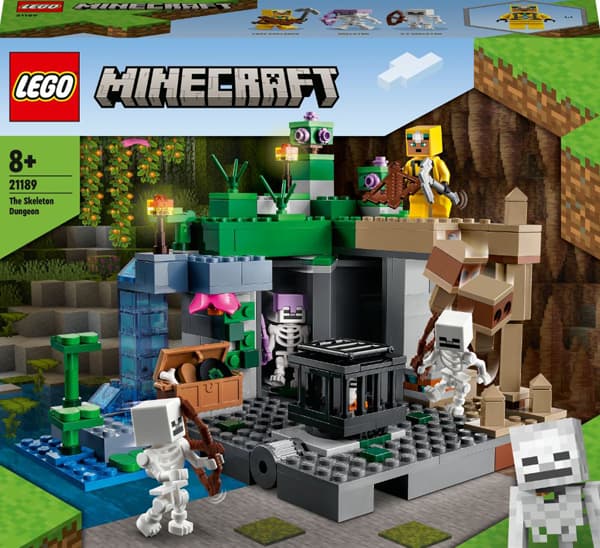lego 21189 minecraft le segrete dello scheletro