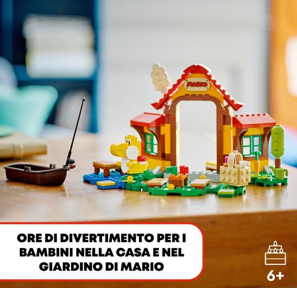 LEGO Super Mario 71422 Pack di Espansione Picnic alla Casa di Mario