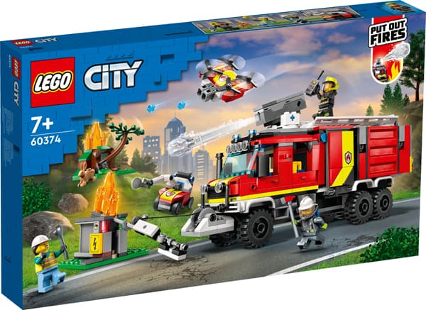 LEGO City Fire 60374 Autopompa dei Vigili del Fuoco