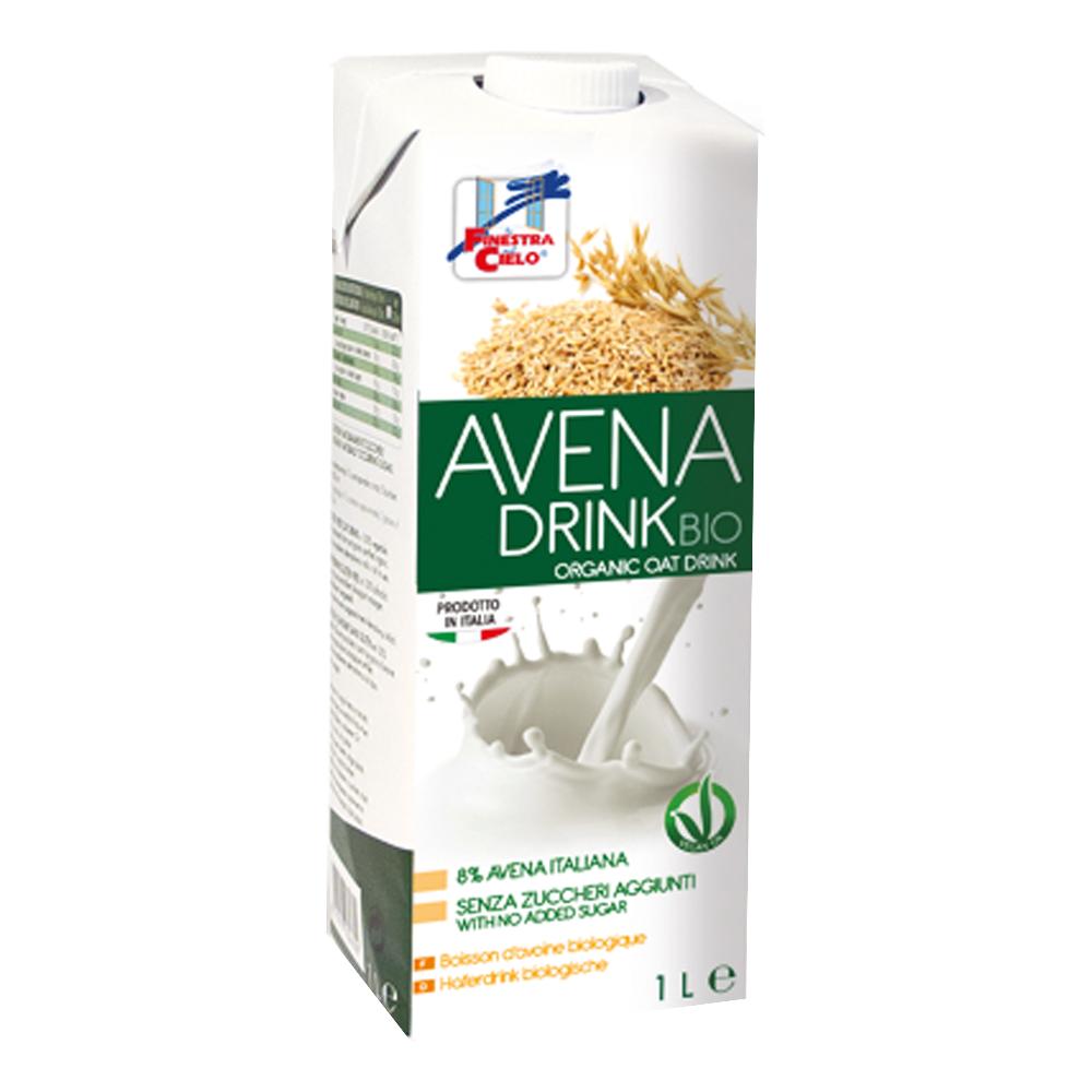 Fsc avena drink bevanda di avena bio vegan senza zuccheri aggiunti 1 litro