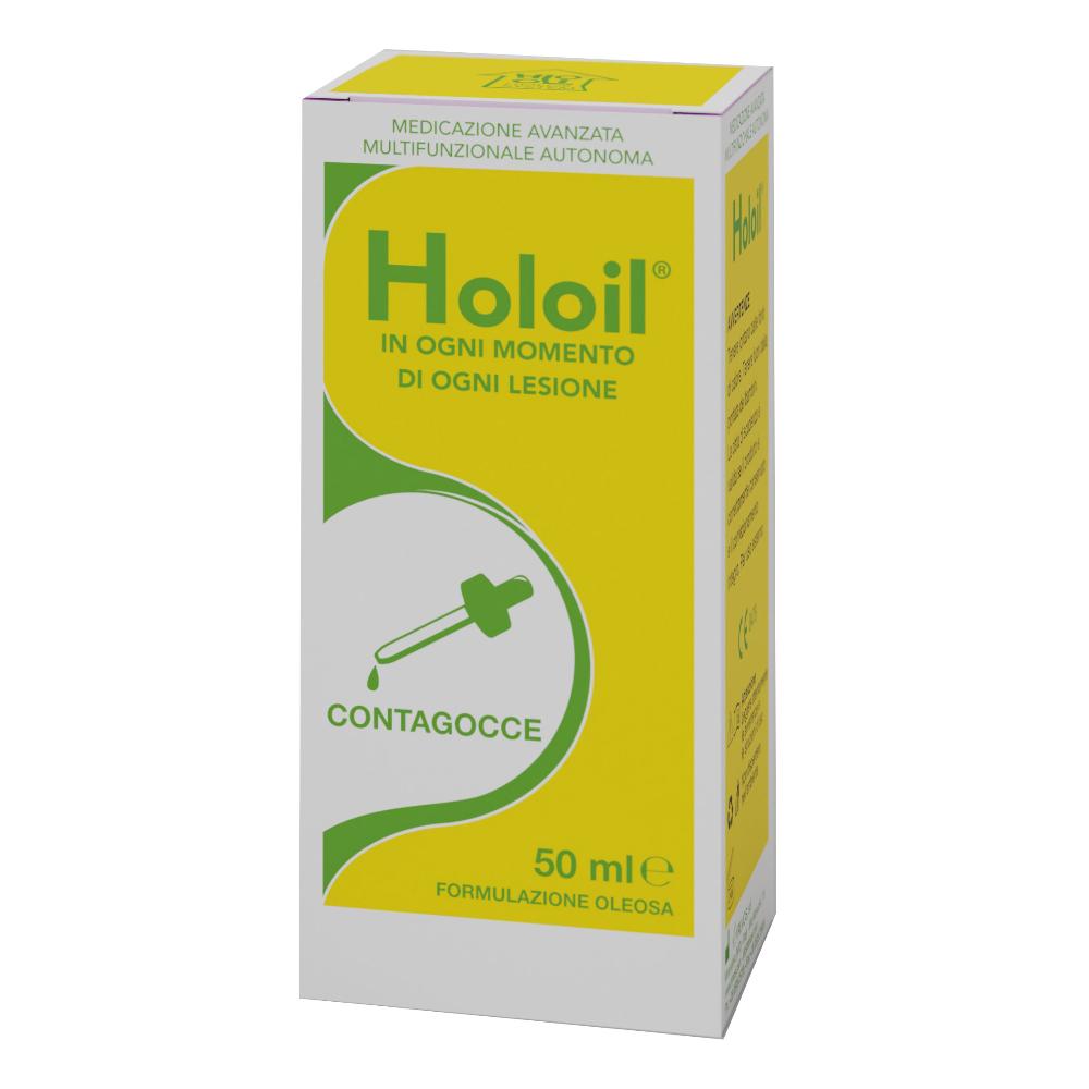 Holoil Formulazione Oleosa Medicazione Avanzata Multifunzionale Autonoma per Ferite e Lesioni Cutanee di Tutti i Tipi