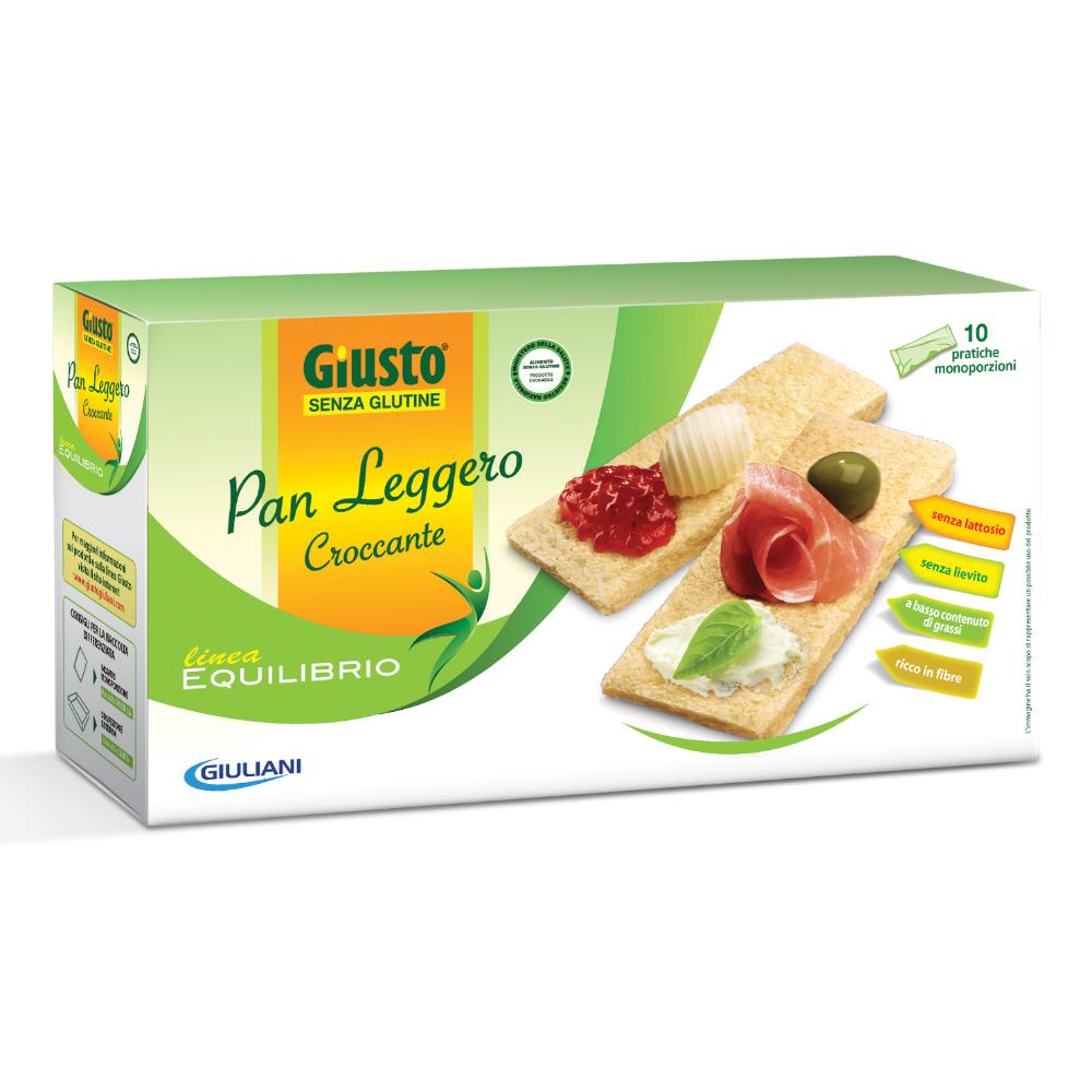 Giusto Linea Equilibrio Pan Leggero Croccante Pane Senza Glutine