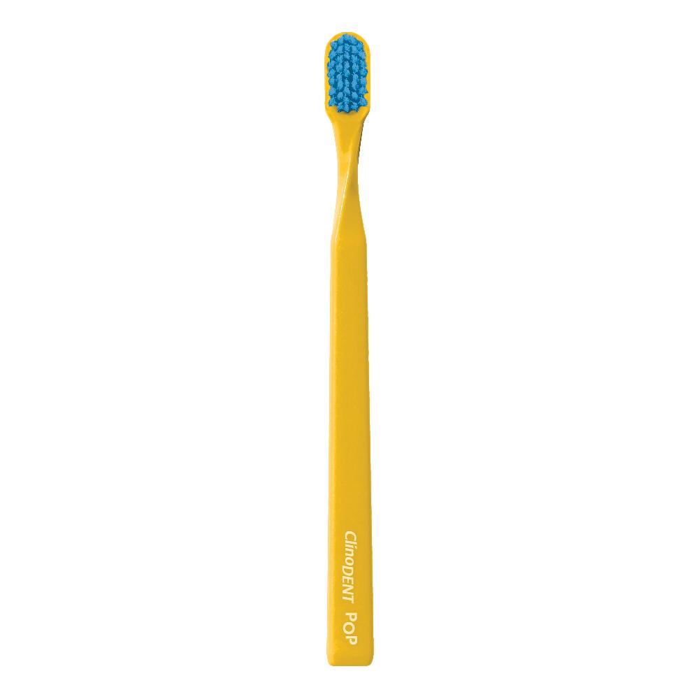 Clinodent POP Spazzolino Con Setole Medie Colore Giallo 1 Pezzo
