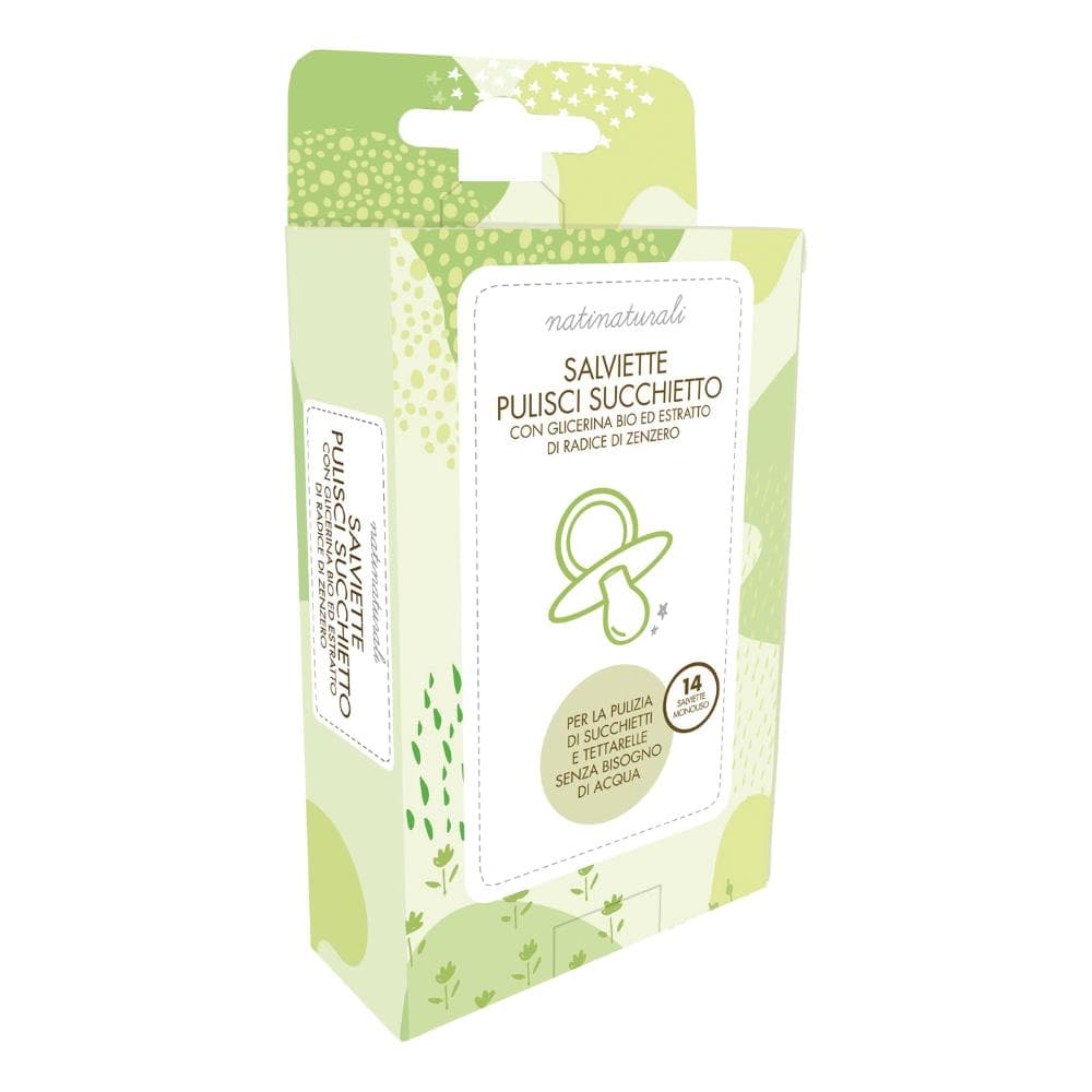 Nati Naturali Salviettine Pulisci Succhietto 14 pezzi