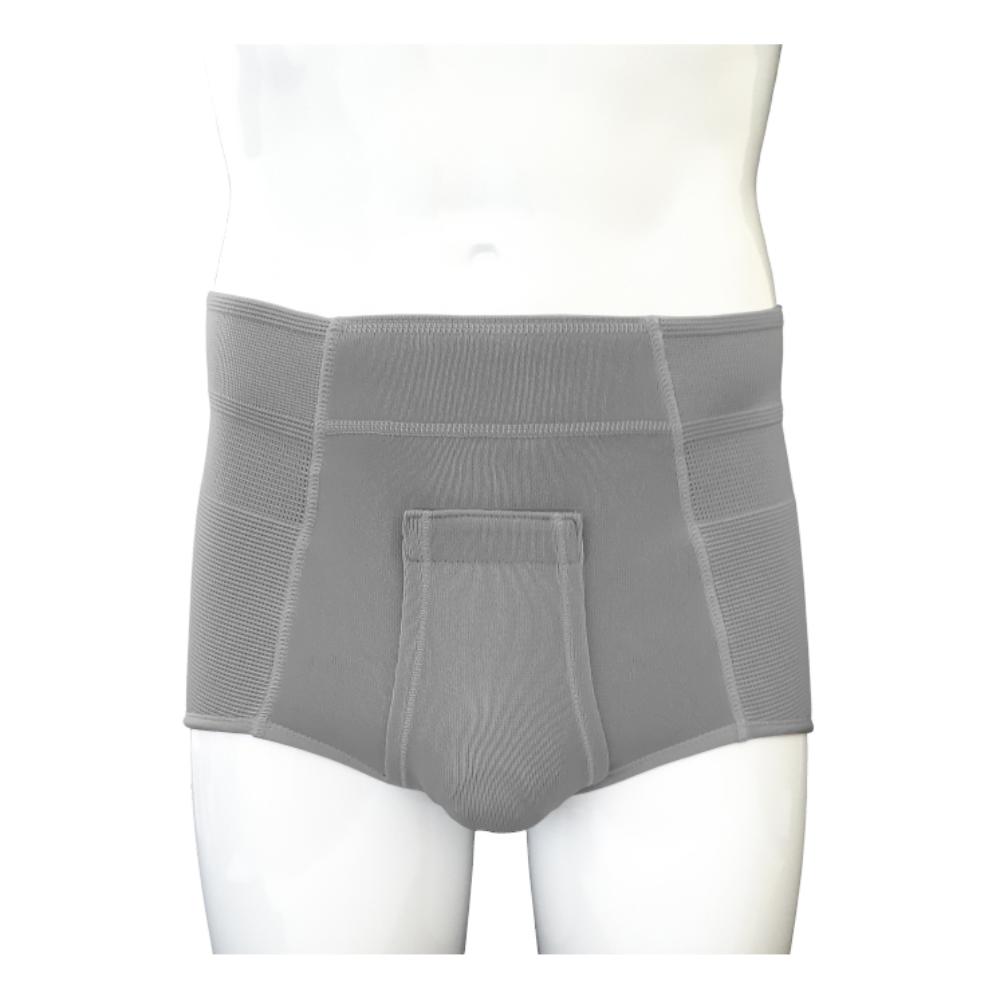 Orione 316 cintoslip erniario uomo alto aperto con pelotte grigio misura 8