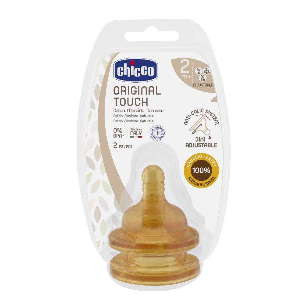 Chicco tettarella originale t regolare caucciu' 2 pezzi