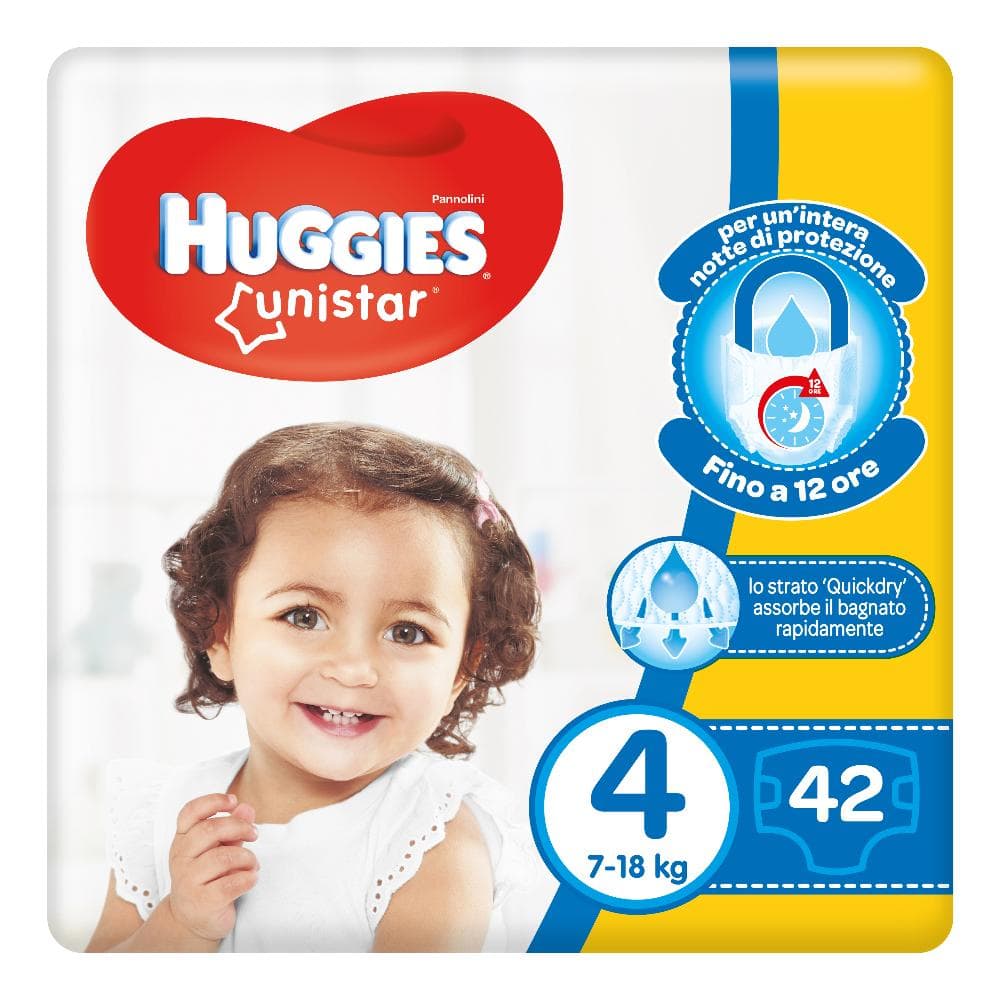 Huggies unistar tg 4 44 pezzi