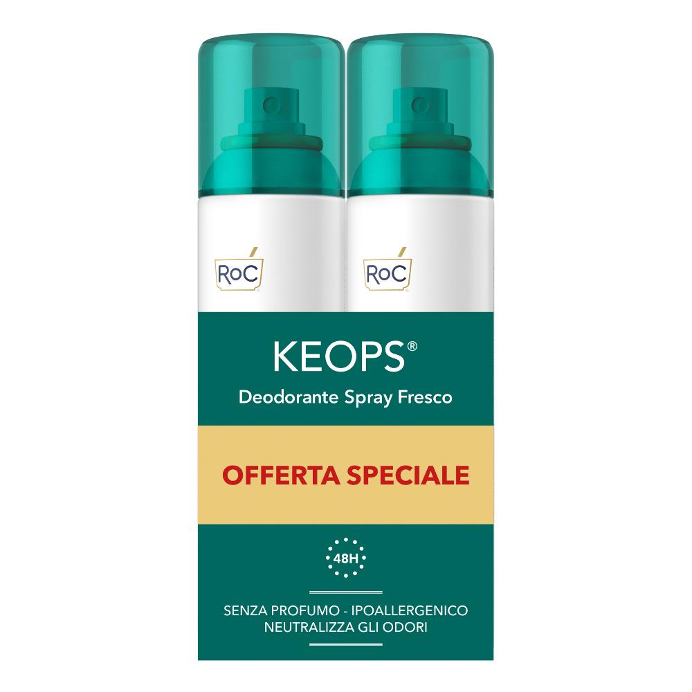 KEOPS Deodorante Spray Fresco RoC 2X100ml